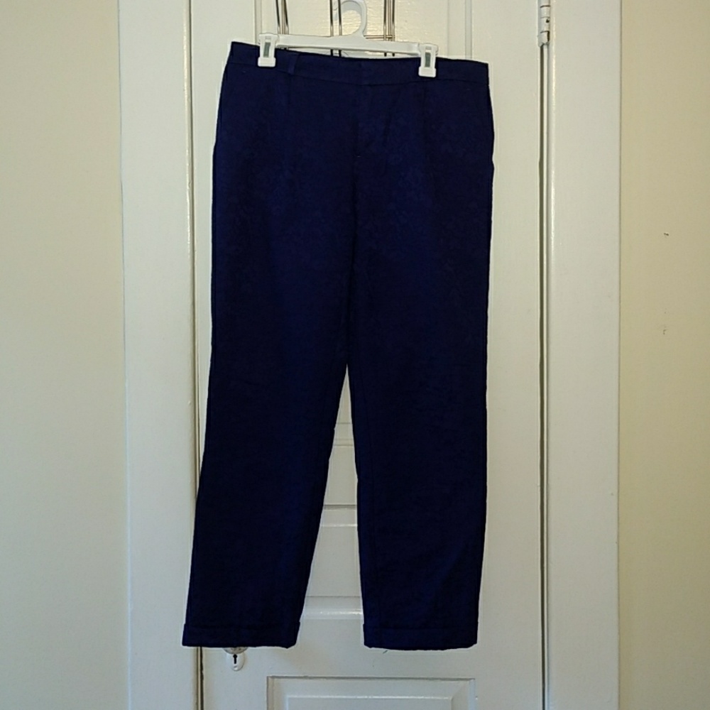 Blue Banana Republic Jaquard Dress Pants